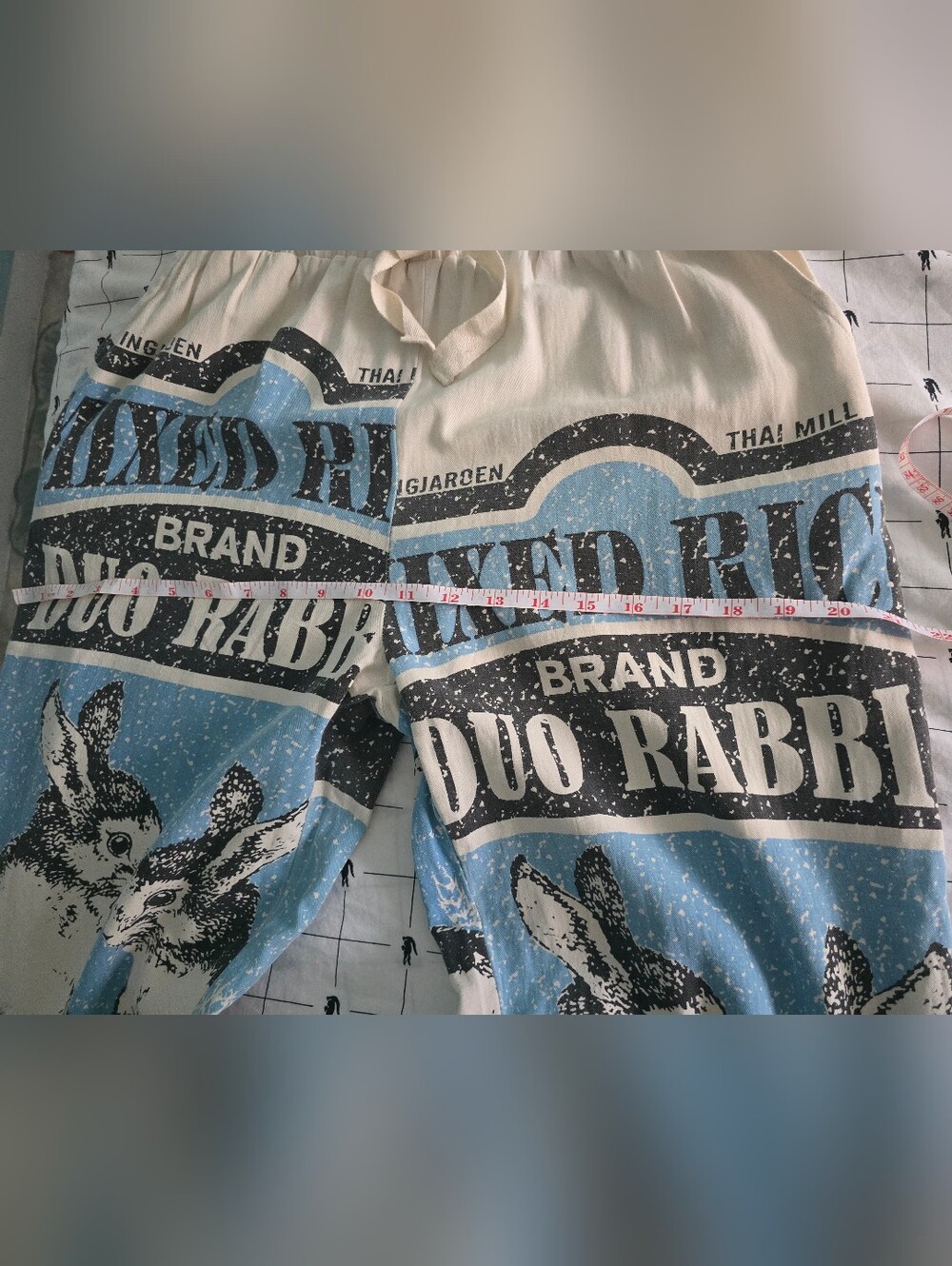 Cottage Core Jaded Gypsy Blue Bunny Joggere - Size S/M - Picture 10 of 10